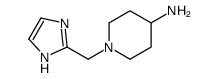 1-(1H-IMIDAZOL-2-YLMETHYL)-PIPERIDIN-4-YLAMINE structure