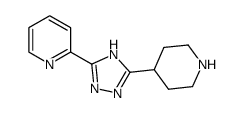 2-(5-piperidin-4-yl-4{H}-1,2,4-triazol-3-yl)pyridine Structure