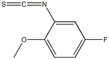 Benzene, 4-fluoro-2-isothiocyanato-1-Methoxy- Structure