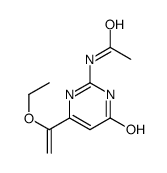 N-[6-(1-ethoxyethenyl)-4-oxo-1H-pyrimidin-2-yl]acetamide结构式