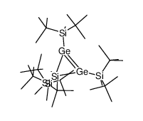 tetrakis(di-tert-butylmethylsilyl)-1H-cyclosiladigermirene结构式