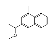 3-(1-methoxyethyl)-1-methylnaphthalene Structure
