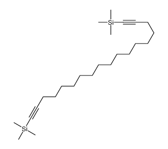 trimethyl(18-trimethylsilyloctadeca-1,17-diynyl)silane Structure