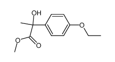 methyl 2-(4-ethoxyphenyl)lactate Structure