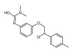 3-[3-[2-chloro-2-(4-methylphenyl)ethoxy]phenyl]-1,1-dimethylurea Structure