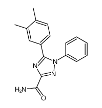 5-(3,4-dimethylphenyl)-1-phenyl-1,2,4-triazole-3-carboxamide结构式