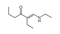 3-(ethylaminomethylidene)heptan-4-one结构式