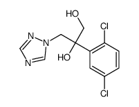 2-(2,5-dichlorophenyl)-3-(1,2,4-triazol-1-yl)propane-1,2-diol结构式