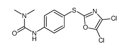 3-[4-[(4,5-dichloro-1,3-oxazol-2-yl)sulfanyl]phenyl]-1,1-dimethylurea结构式