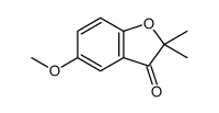 5-methoxy-2,2-dimethyl-1-benzofuran-3-one Structure