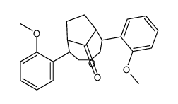 2,6-bis(2-methoxyphenyl)bicyclo[5.2.1]decane-4,10-dione结构式