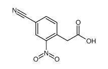 2-(4-cyano-2-nitrophenyl)acetic acid结构式
