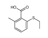 2-ethylsulfanyl-6-methylbenzoic acid Structure