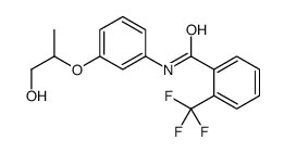 N-[3-(1-hydroxypropan-2-yloxy)phenyl]-2-(trifluoromethyl)benzamide Structure