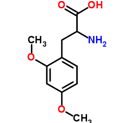 DL-2,4-二甲氧基苯丙氨酸结构式