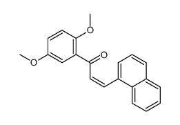 1-(2,5-dimethoxyphenyl)-3-naphthalen-1-ylprop-2-en-1-one Structure