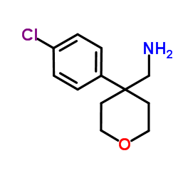 [4-(4-chlorophenyl)oxan-4-yl]methanamine Structure