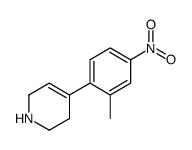 4-(2-methyl-4-nitrophenyl)-1,2,3,6-tetrahydropyridine Structure