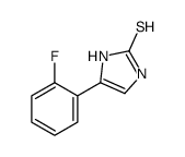 4-(2-fluorophenyl)-1,3-dihydroimidazole-2-thione Structure