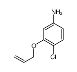 4-chloro-3-prop-2-enoxyaniline Structure