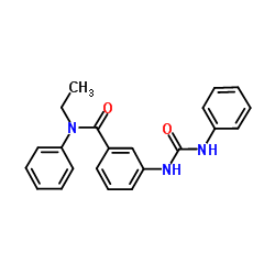 N-Ethyl-N-phenyl-3-[(phenylcarbamoyl)amino]benzamide结构式