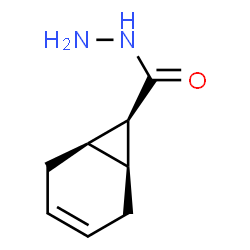 Bicyclo[4.1.0]hept-3-ene-7-carboxylic acid, hydrazide, (1alpha,6alpha,7beta)- (9CI)结构式