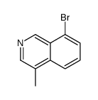 8-Bromo-4-methylisoquinoline Structure