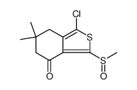 Benzo[c]thiophen-4(5H)-one, 1-chloro-6,7-dihydro-6,6-dimethyl-3-(methylsulfinyl) Structure