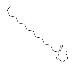 2-dodecoxy-1,3,2λ5-dioxaphospholane 2-oxide Structure