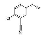 5-(bromomethyl)-2-chlorobenzonitrile structure