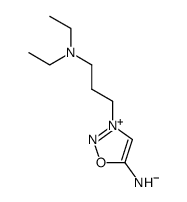 5-amino-3-(3-diethylamino-propyl)-[1,2,3]oxadiazolium betaine结构式