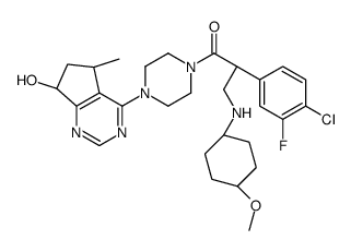 1-Piperazinecarboxylic acid, 4-[(5R,7R)-6,7-dihydro-7-hydroxy-5-methyl-5H-cyclopentapyrimidin-4-yl]-, 1,1-dimethylethyl ester picture