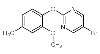5-bromo-2-(2-methoxy-4-methylphenoxy)pyrimidine picture