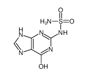 (9CI)-(6,7-二氢-6-氧代-1H-嘌呤-2-基)-磺酰胺结构式