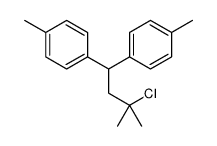 1-[3-chloro-3-methyl-1-(4-methylphenyl)butyl]-4-methylbenzene Structure