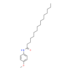 Hexadecanamide, N-(4-Methoxyphenyl)- Structure
