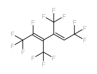 5h-perfluoro-3,4-bis(trifluoromethyl)hexa-2,4-diene structure