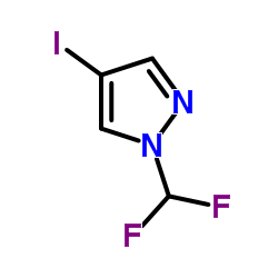 1-(Difluoromethyl)-4-iodo-1H-pyrazole structure