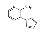 2-amino-3-(1H-pyrrol-1-yl)pyridine结构式