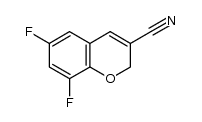 6,8-difluoro-2H-chromene-3-carbonitrile Structure