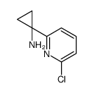 1-(6-chloropyridin-2-yl)cyclopropanamine Structure