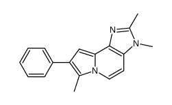 2,3,7-trimethyl-8-phenyl-3H-imidazo[4,5-g]indolizine Structure