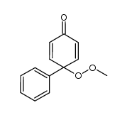 4-(methylperoxy)-4-phenylcyclohexa-2,5-dienone结构式