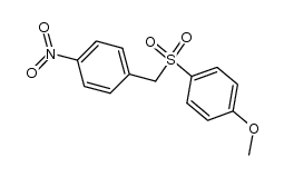 1-methoxy-4-((4-nitrobenzyl)sulfonyl)benzene Structure