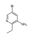 3-Amino-5-bromo-2-ethylpyridine Structure