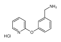 3-(PYRIDIN-2-YLOXY)BENZYLAMINE HCL结构式