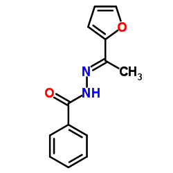 N'-[(1E)-1-(2-Furyl)ethylidene]benzohydrazide Structure
