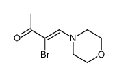 3-bromo-4-morpholin-4-ylbut-3-en-2-one结构式