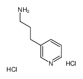 3-Pyridinepropanamine dihydrochloride结构式