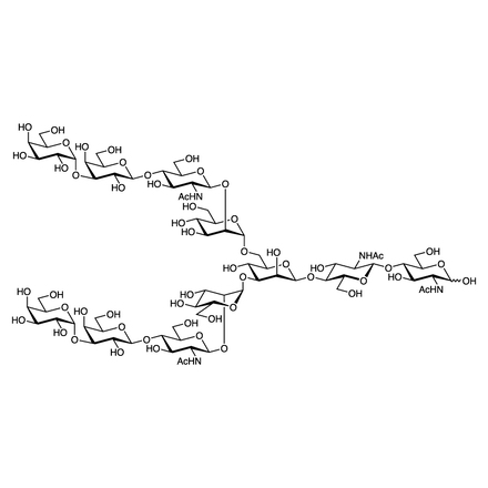 Galα(1-3) N-Glycan结构式
